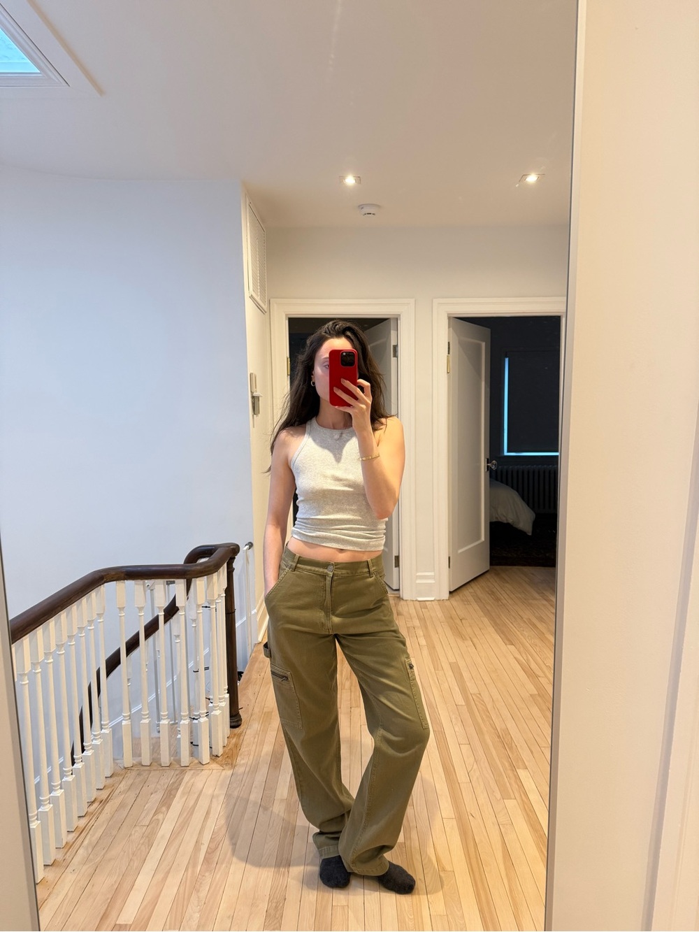 Casual Olive Cargo khaki Pants
